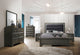 Acme Caren Bed, Charcoal and Gray, Eastern King