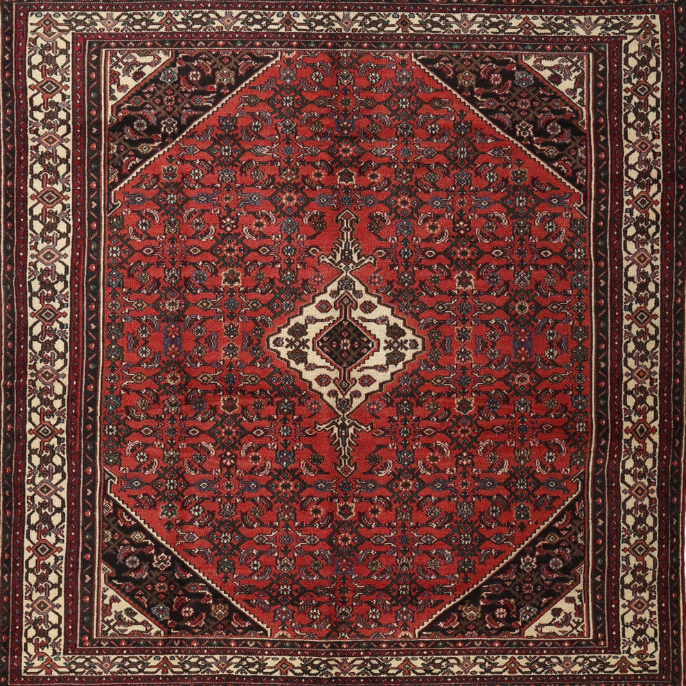 Ahgly Company Indoor Square Traditional Area Rugs, 8' Square