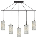 Woodbridge Lighting Tube 5-Light Linear Pendant