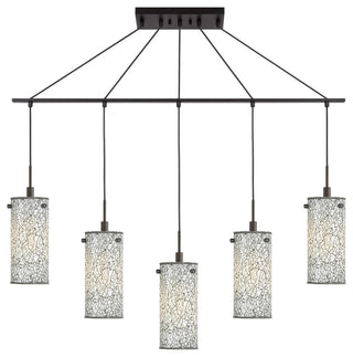 Woodbridge Lighting Tube 5-Light Linear Pendant