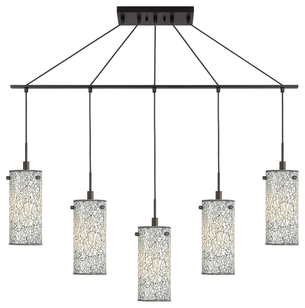 Woodbridge Lighting Tube 5-Light Linear Pendant