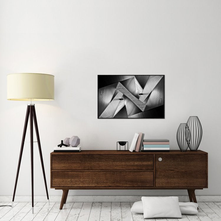 Metal Origami, 36"x24"