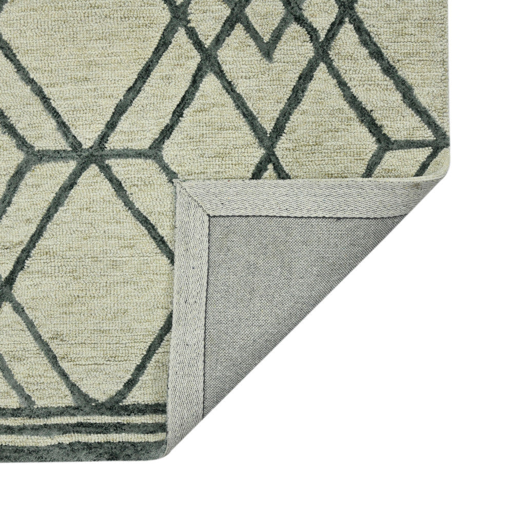 Vista Duncan Area Rug, Ivory, 8' x 10', Geometric