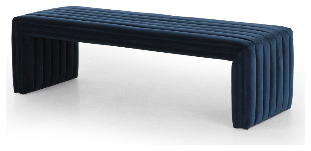 Augustine Bench Sapphire Navy