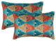 Sherry Kline Madras Multi Boudoir Decorative Pillow, Set of 2