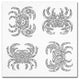Filippo Cardu 'Crabs' Canvas Art, 24x24
