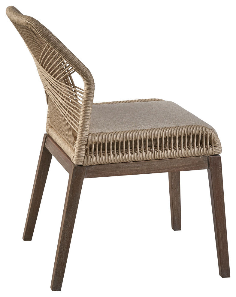 Fiddler Mahogany Dining Chair, Gray