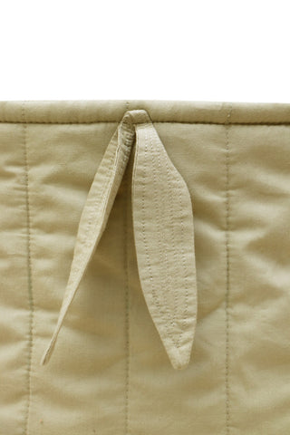 Bambie Quilted Baskets, Set of 2, Olive