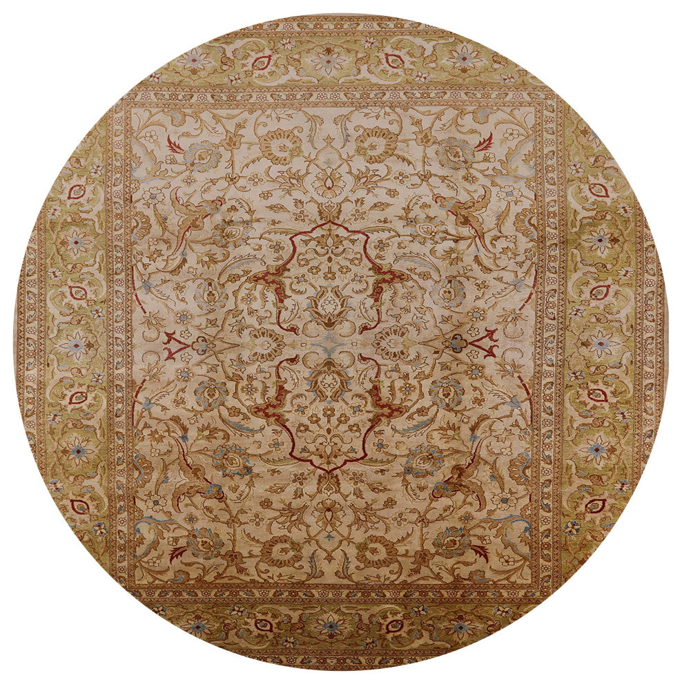 Ahgly Company Indoor Round Mid-Century Modern Area Rugs, 8' Round