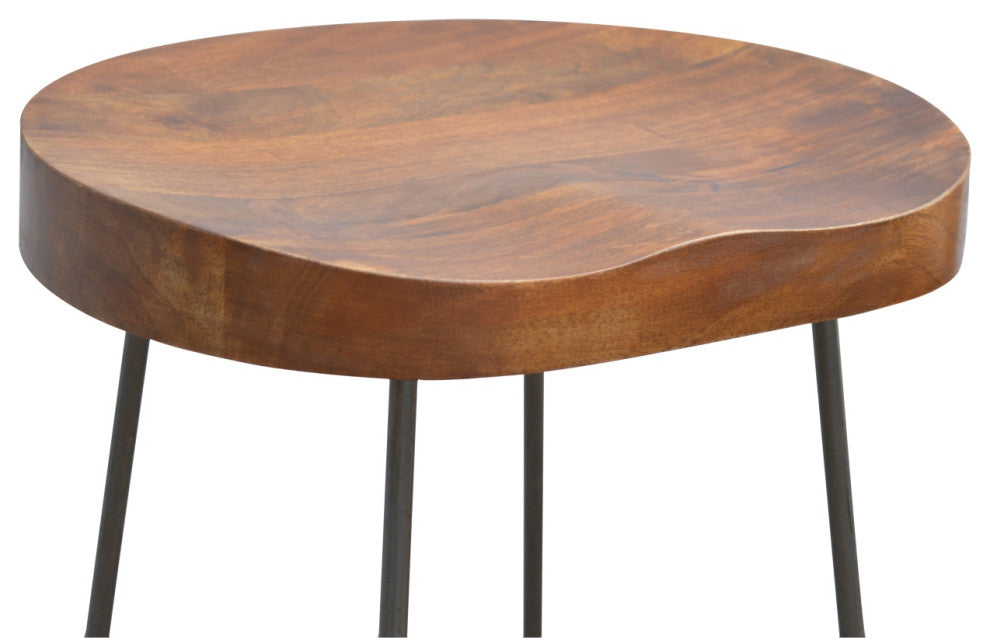 Industrial Chunky Bar Stool