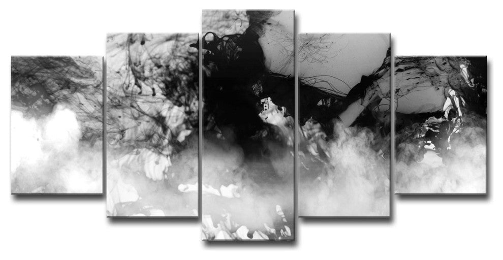 Ready2HangArt 'Glitzy Mist XXI' by Tristan Scott, 30"x60", 5 Piece Set