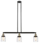 INNOVATIONS 213-BAB-G513-LED 3-Light Island Light Black Antique Brass