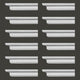 Cornice White Urethane Ipswich Simple Design 12 Pieces Totaling 1128" Length
