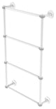 Prestige Skyline 4 Tier 36" Ladder Towel Bar, Dotted Detail, Matte White