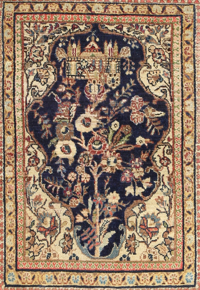 Ahgly Company Indoor Rectangle Traditional Area Rugs, 2' x 5'