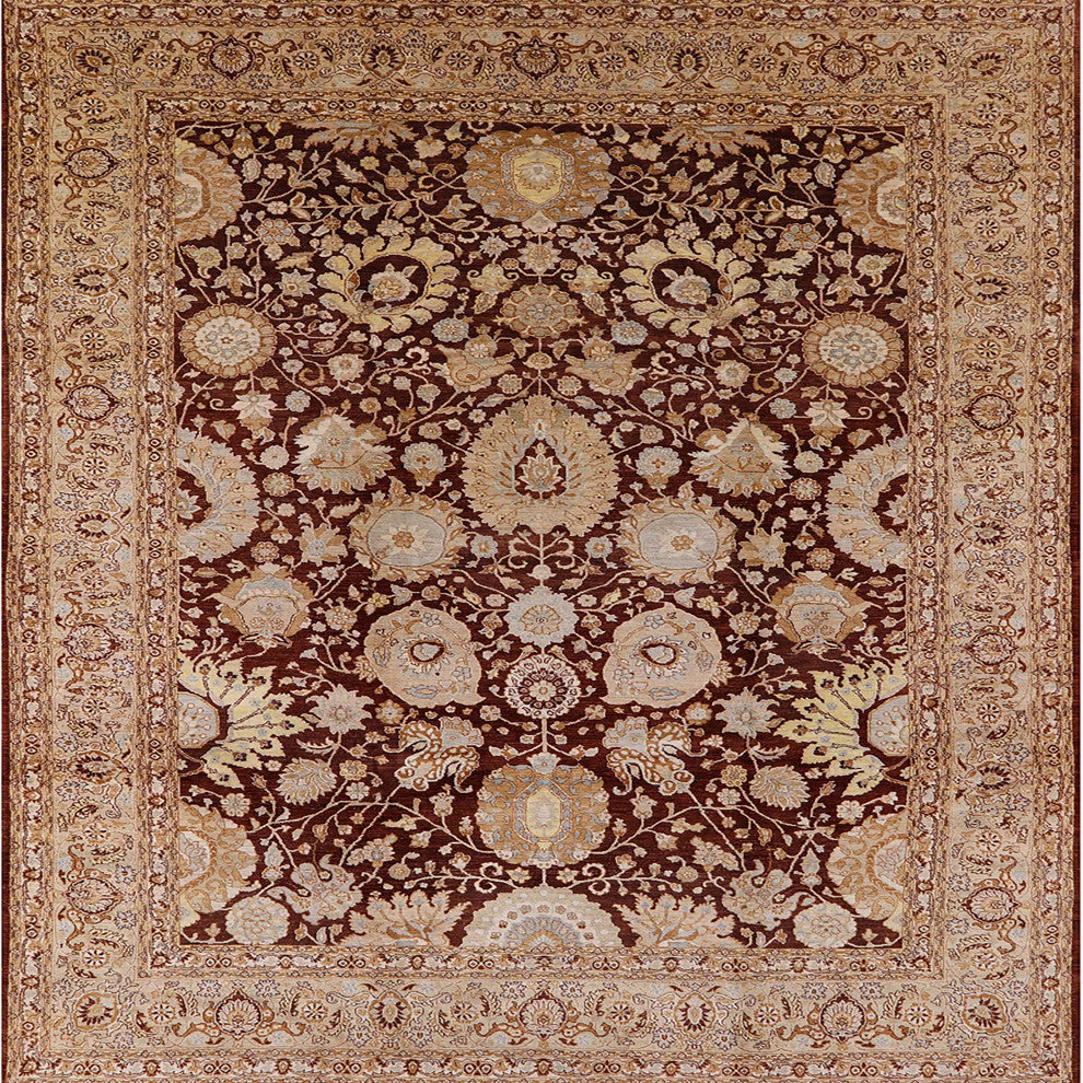 Ahgly Company Indoor Square Mid-Century Modern Area Rugs, 6' Square