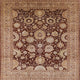 Ahgly Company Indoor Square Mid-Century Modern Area Rugs, 6' Square