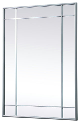 French Panel Wall Mirror 30x40", Silver
