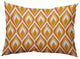 Feathers Accent Pillow, Golden Mustard, 14"x20"