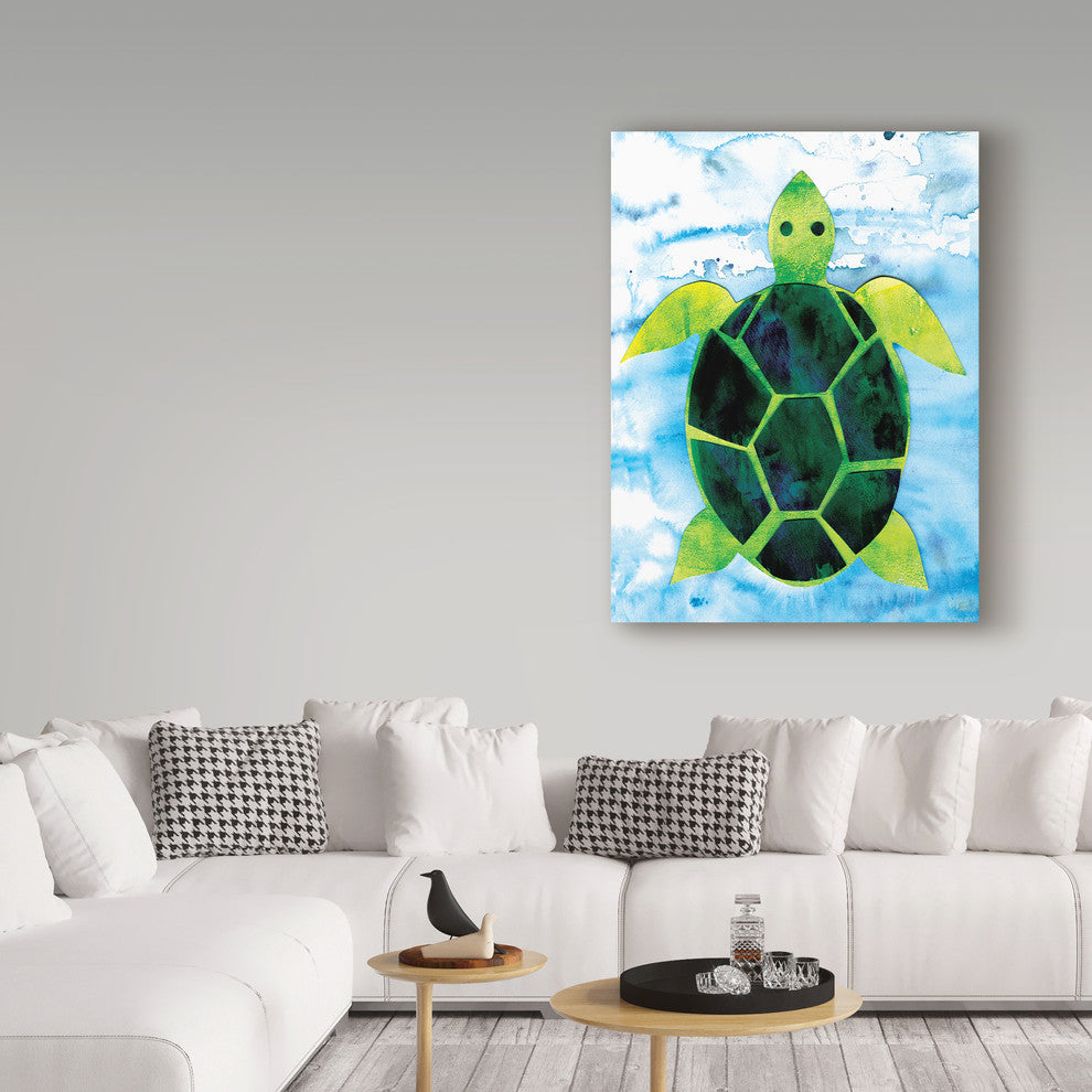 "Sea Turtle" by Summer Tali Hilty, Canvas Art
