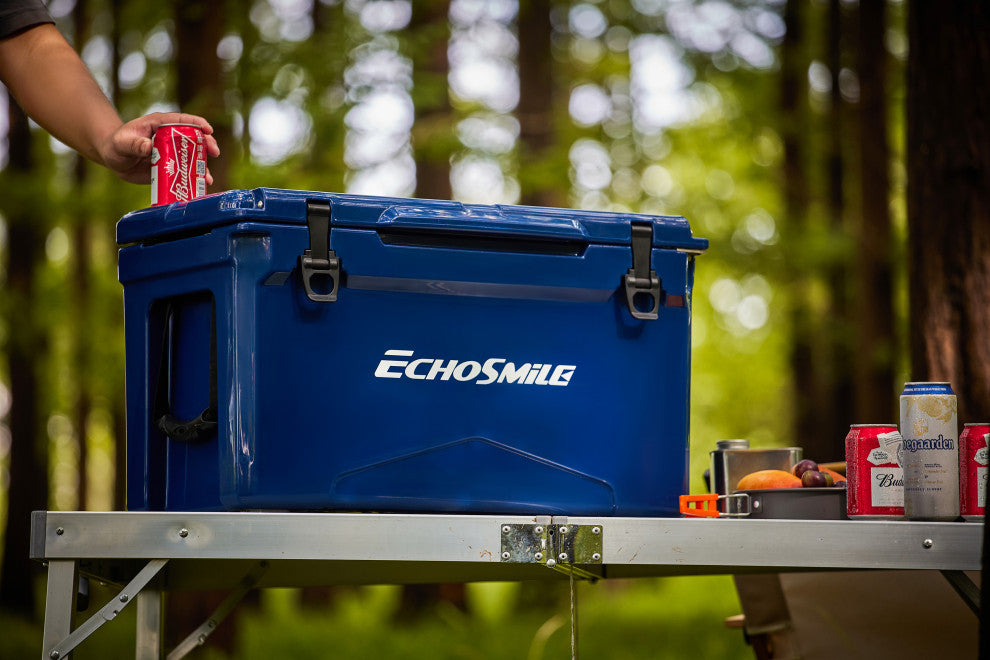 EchoSmile 35 qt. Rotomolded Cooler, Dark Blue