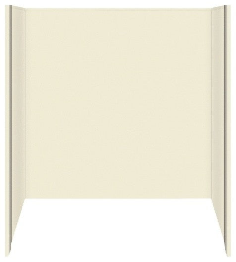 Transolid, Shower Surround, 60"x32"x60", Biscuit