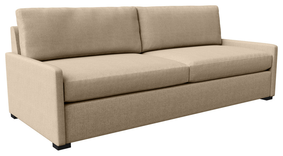 Nativa Interiors Kimpton 91" Sofa, Flax, Depth: Deep Plush