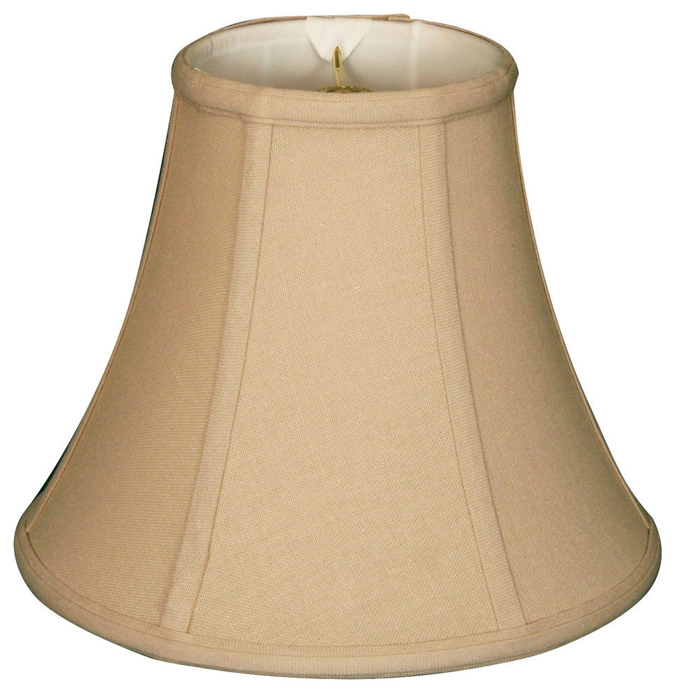 Royal Designs True Bell Lamp Shade, Linen Beige, 4"