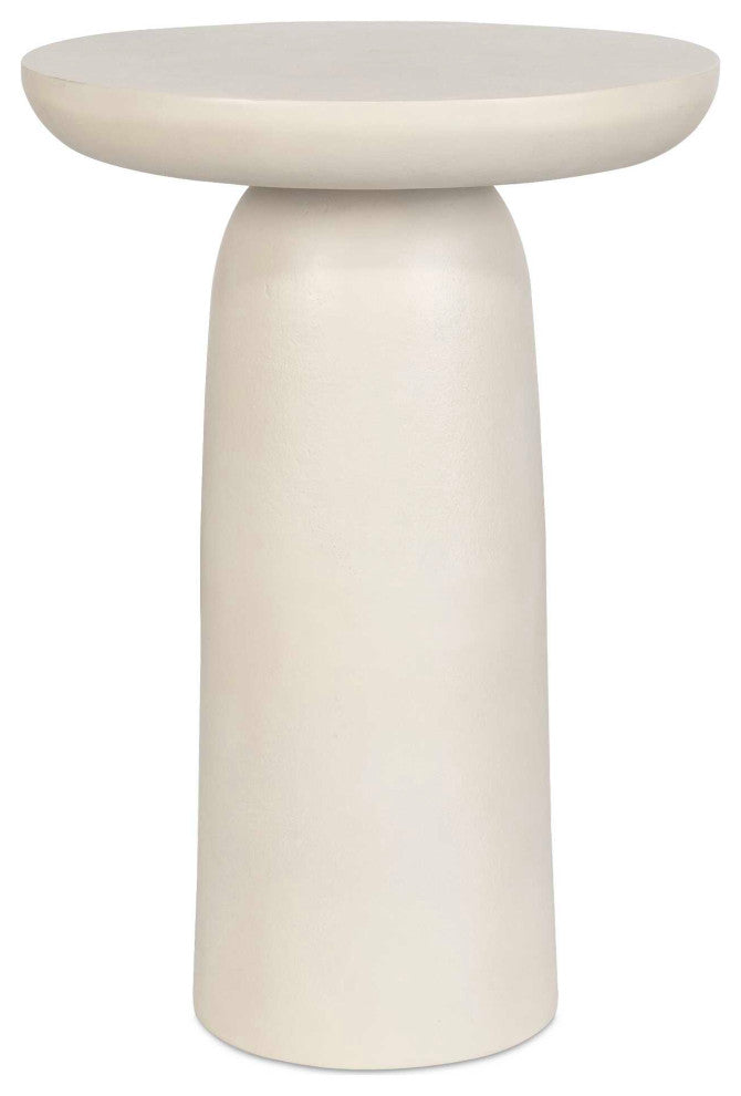 Uttermost Joppa White Outdoor Accent Table