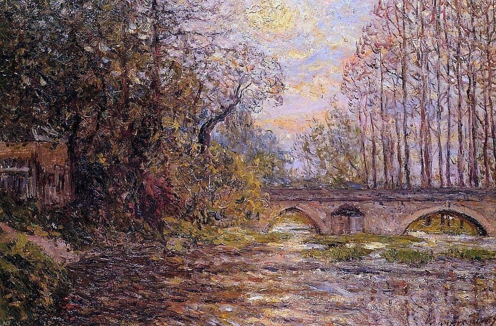 Maxime Maufra Sunset on the Loir Lavardin Wall Decal