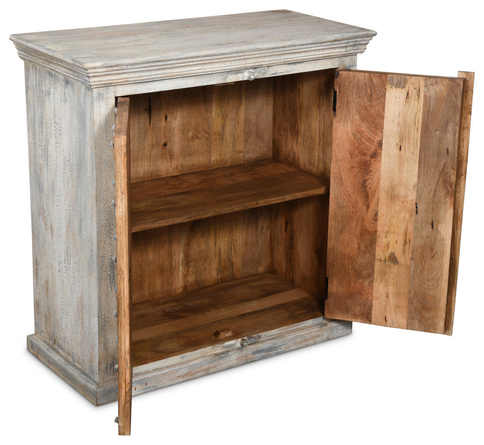 Dale Distressed Antique 2 Door Accent Cabinet