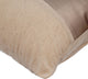 Gold Decorative Pillow Covers 18"x18" Faux Leather, Better Half Antique Gold