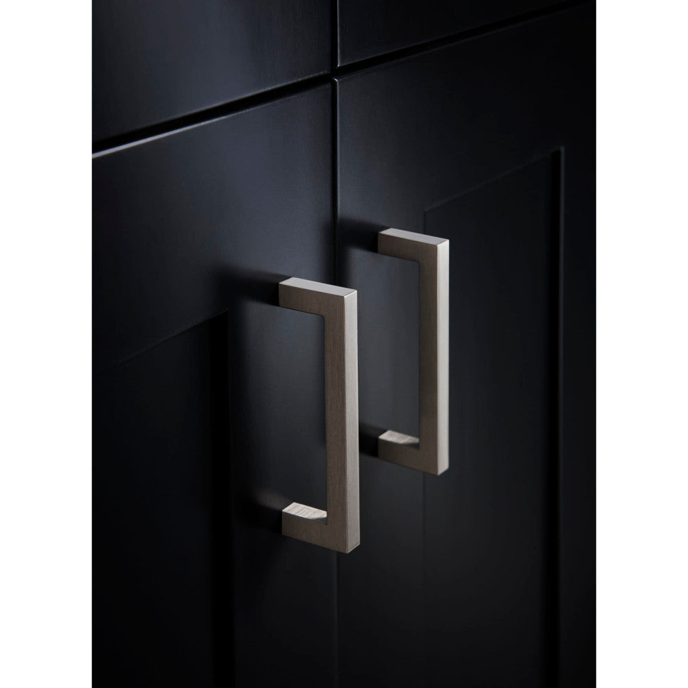 Top Knobs M1283 Square 3-3/4 Inch Center to Center Handle Cabinet - Polished