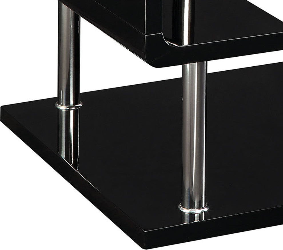 Ninove Contemporary Style End Table, Black