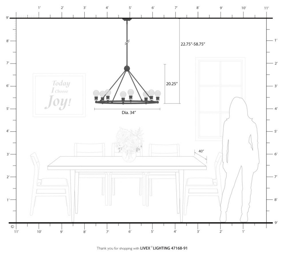 Lansdale 8 Light Brushed Nickel Chandelier