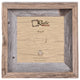 Claremore Signature Reclaimed Rustic Barn Wood Photo Frame, 4"x4"