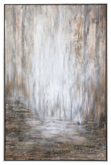 Uttermost 31331-DESERT-RAIN Desert Rain 62" x 42" Framed Hand - Neutral Blend