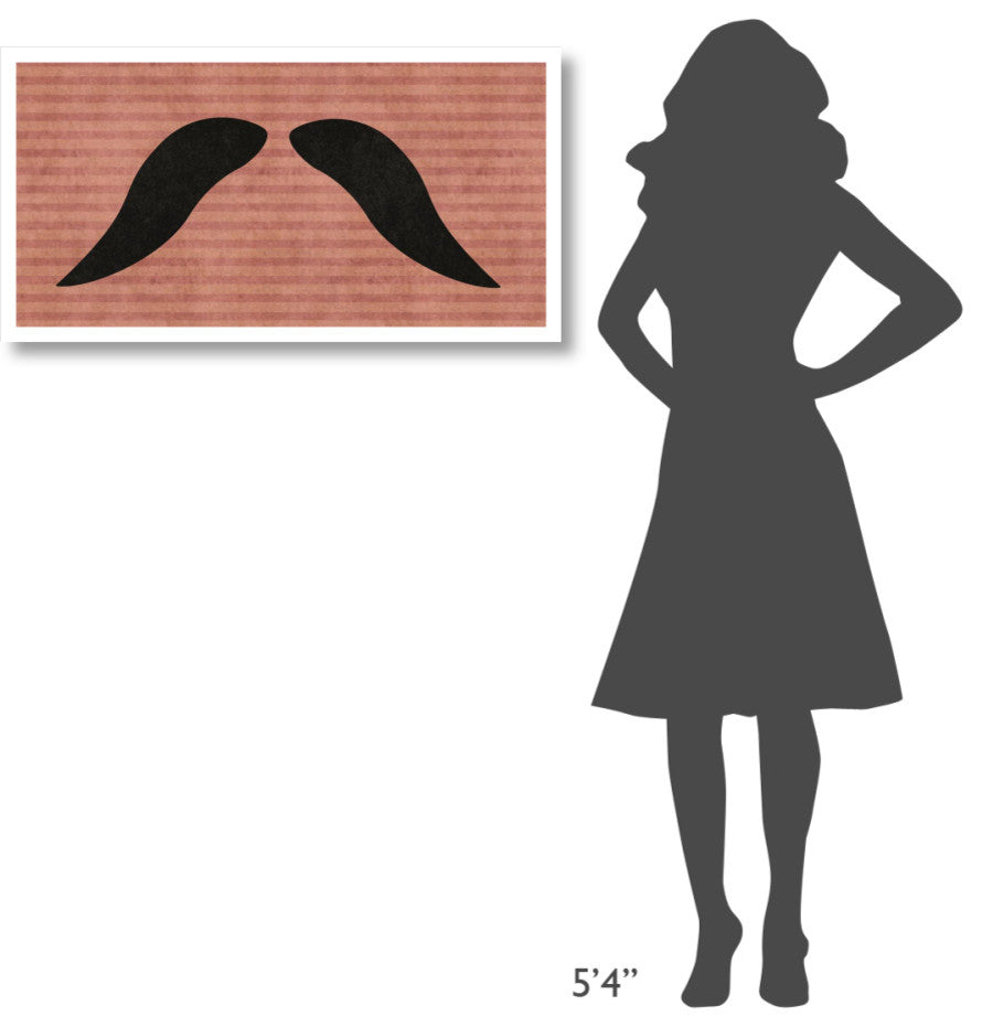 "Mustache: Walrus" Digital Paper Print by BG.Studio, 38"x20"