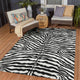 Indoor/Outdoor Mali ML1 Ivory Machine Washable 5' x 7'6" Rug