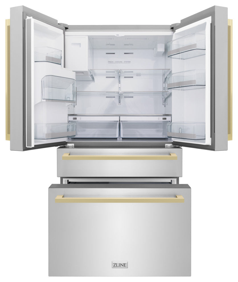 ZLINE Stainless Refrigerator With Water RFMZ-W-36-FCB