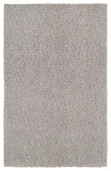 Hailey Heathered Gray Hand-Crafted Area Rug, 3'x5'