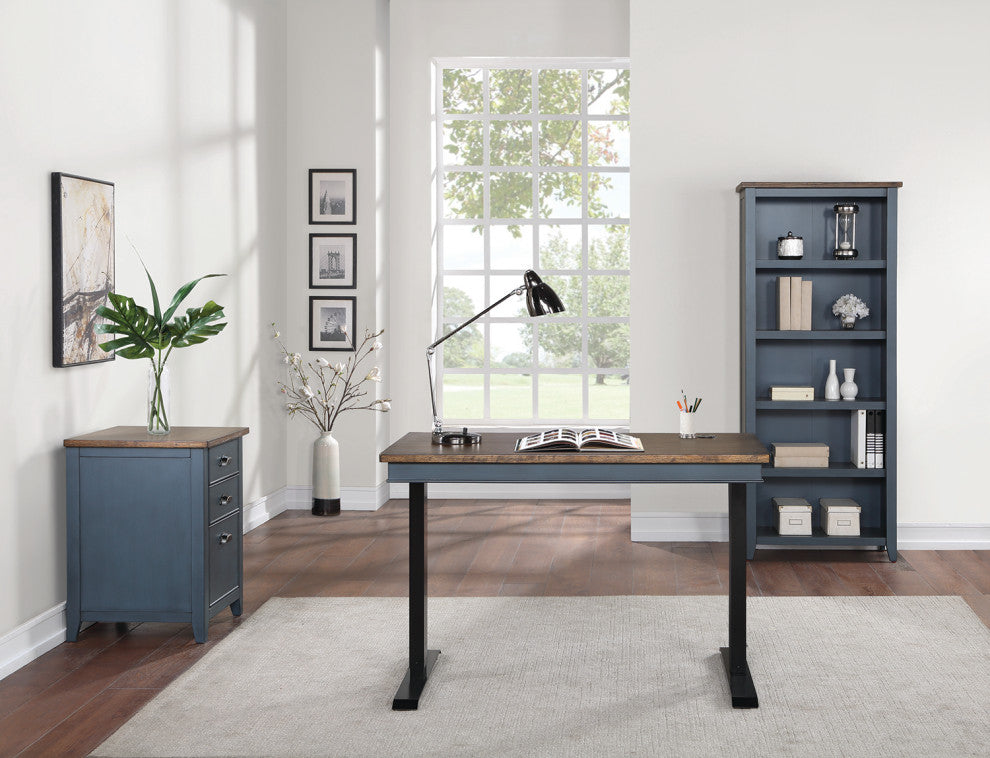 Farmhouse Three Drawer Wood File Cabinet S