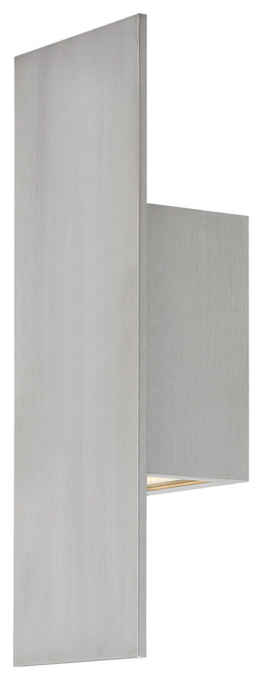 WAC Lighting Icon LED Outdoor Wall Light in Brushed Aluminum