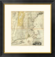 "Composite: New England, 1776" Framed Digital Print by Thomas Jefferys, 25x26"