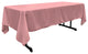 LA Linen Rectangular  Polyester Poplin Tablecloth, Dusty Rose, 60"x126"