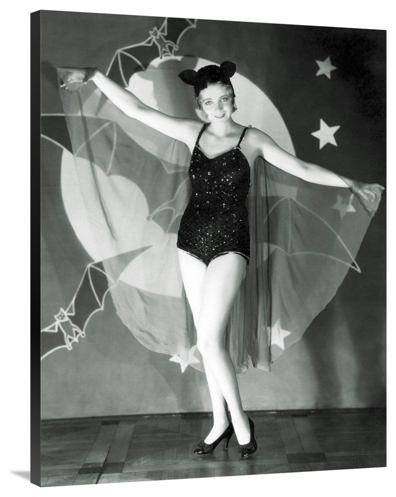 "Halloween Bat - Virginia Bruce" Canvas by Hollywood Photo Archive, 31x40"