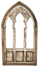 Trinity Architectural Gothic Wall Wood Window, White