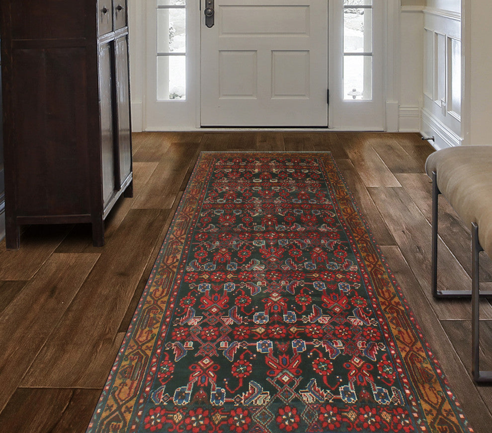 Semi-Antique Tabatha Black Runner