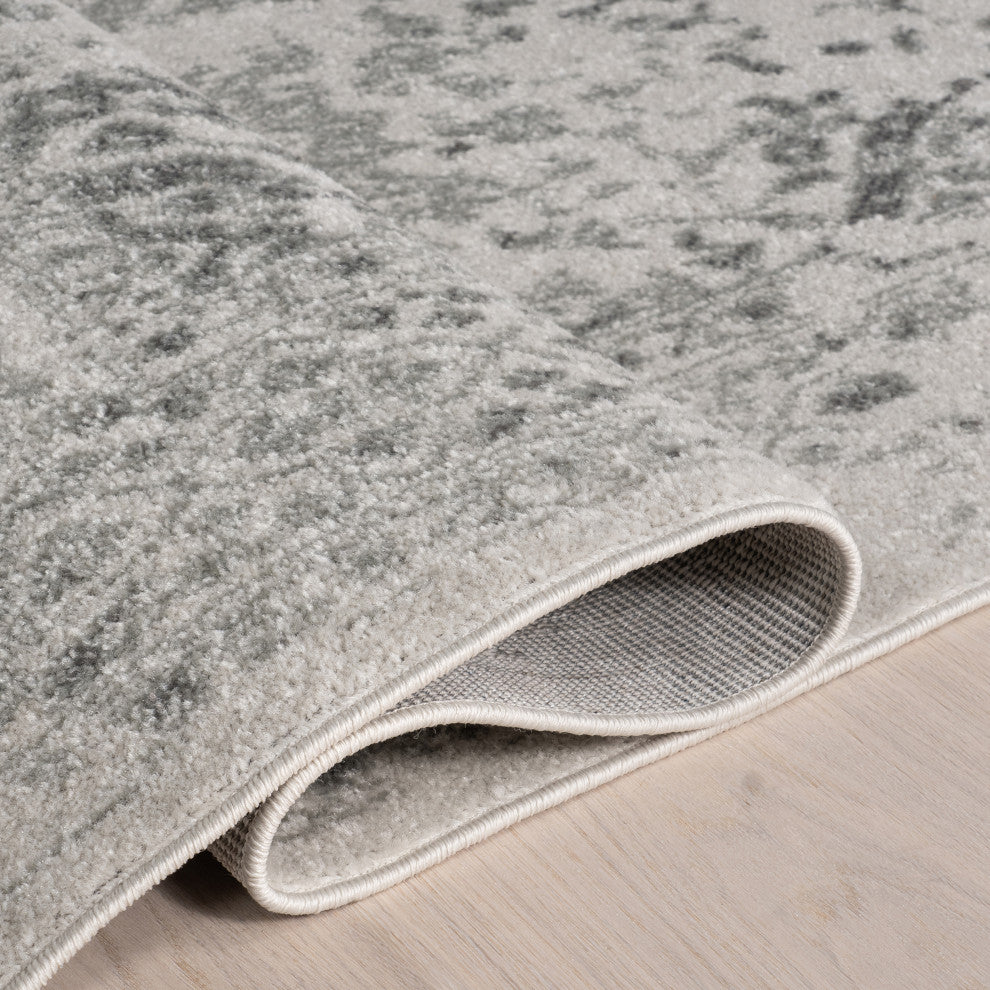 Nuloom Vintage Odell Traditional Transitional Area Rug, Ivory 8'x10'