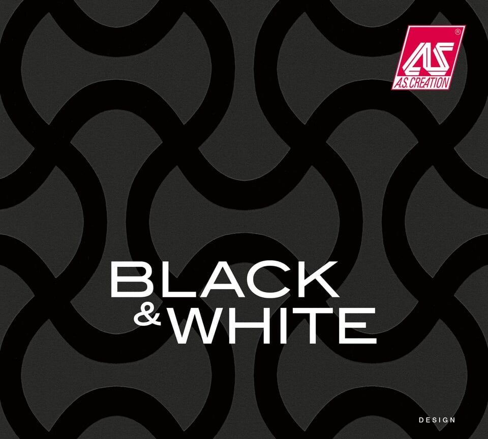 Black and White 2, Modern Crazy Stripes Circles Design Cream Wallpaper Roll